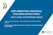 Implementing regional-policies-effectively