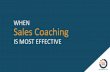 When to Sales Coach for Better Results