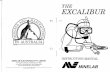 Instruction Manual Minelab Excalibur Metal Detector English Language`