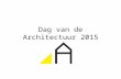 Handleiding partners dag van de architectuur 2015