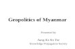 Geopolitics of myanmar