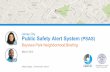 Jersey City Public Safety Alert System presentation to Bayview Park Neighborhood Association