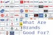 Harvard Business review what are brands good for