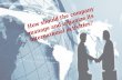 How should the company manage and organize its international activities
