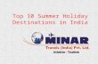 Top 10  Summer destinations in india