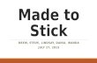 "Made to Stick" Presentation