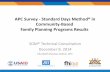 Standard days method in community based family planning programs results