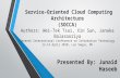 Service oriented cloud computing architecture