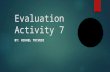 Evaluation activity 7 PT2