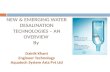 New technology for desalination