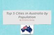 Top 5 Cities in Australia by Population