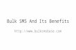 Bulk sms and its benefits