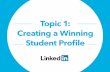 Create a Winning Student Profile