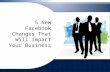 5 New Fanpage Changes That Will Affect Your Business