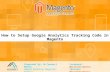 How to Setup Google Analytics Tracking Code in Magento