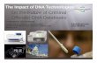 The Impact of DNA Technologies on the Future of Criminal Offender DNA Databases