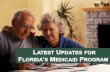 Latest Updates For Florida's Medicaid Program