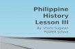 Philippine history lesson 3