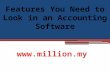 Features You Need to Look in an Accounting Software