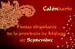 Calendario de Fiestas Singulares en Septiembre en Málaga