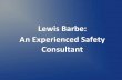 Lewis Barbe: An Experienced and Certified Safety Consultant