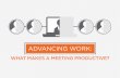 Advancing Work: What Makes a Meeting Productive