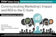 ITSMA Online Survey: Communicating Marketing’s Impact and ROI to the C-Suite