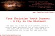 Free Christian Youth Sermons - A Fly in the Ointment