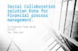 Social Collaboration solution Kona for finance departments