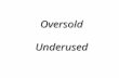 Oversold  -tools