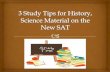 Study Tips For A Good SAT Score In Science And History