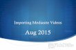 Import Mediasite Video into CLAS