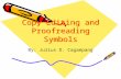 Copy Editing and Proofreading symbols