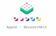 Apple ResearchKit