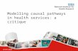 Modelling causal pathways in health services: a critique - Jeffrey Braithwaite.