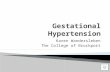 Gestational hypertension   power point presentation