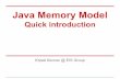 Java Memory Model. Quick introduction.