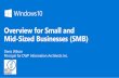 Windows 10 Overview for SMB