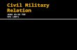 Civil military relation