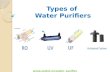 Types of water purifiers