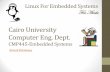 Embedded Systems: Lecture 3: Operating Systems for Embedded Systems