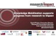 Knowledge Mobilization, Research and Research Impact