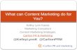 What can content marketing do for you?