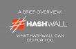 HASHWALL - a brief overview