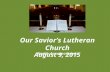 Our Savior's Luthean Church - Beloit Weekly Announcements