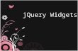 J query wigets