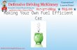 Making your own fuel efficient car
