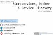 Microservices, Docker & Service Discovery with Smartstack - English version