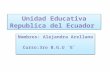 Unidad Educativa ¨República del Ecuador¨