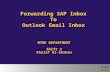 Forwarding SAP Inbox